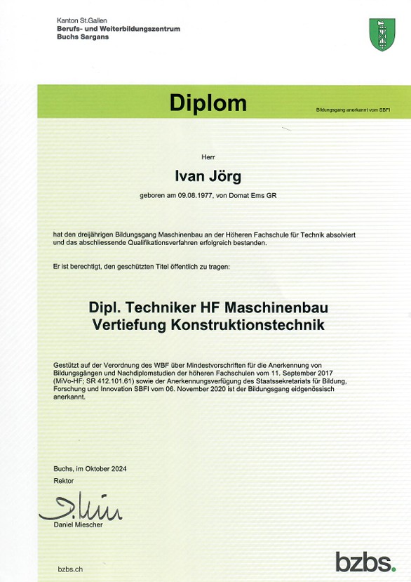 Diplom Qualitätsfachmann