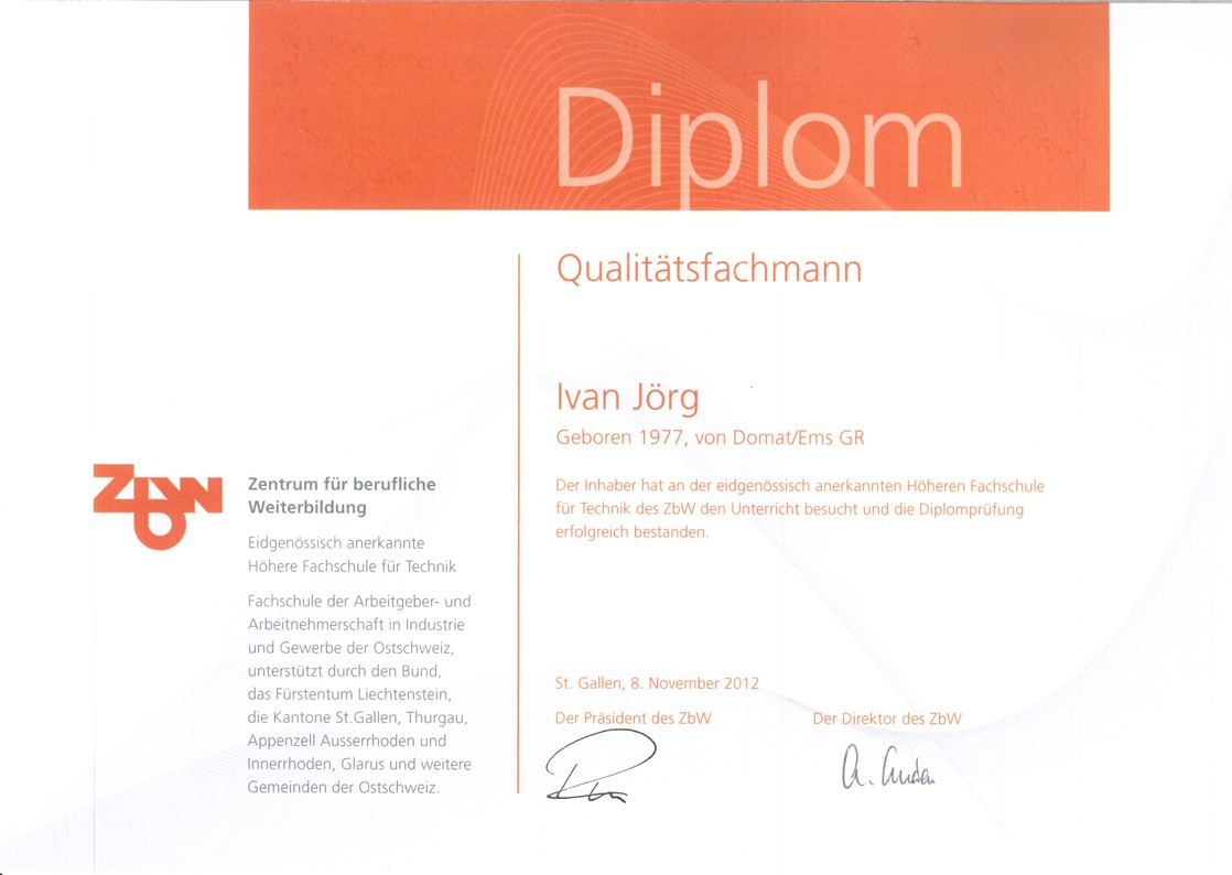 Diplom Qualitätsfachmann